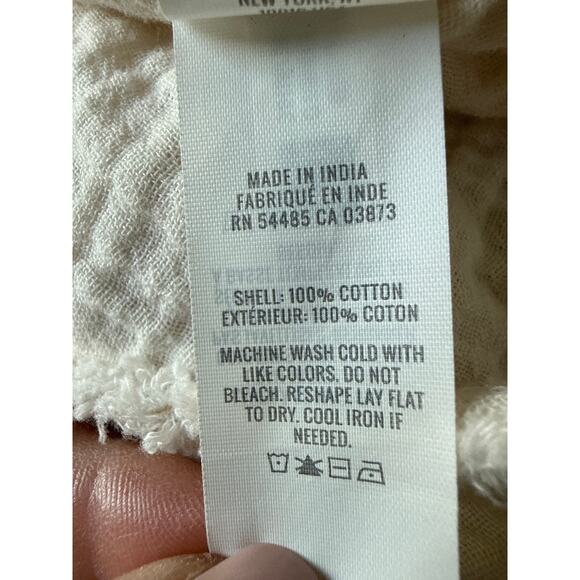 Aerie Pool-To-Party Oversized Cover-Up Shirt in Cappucino Color Black Womens XS - Picture 11 of 11